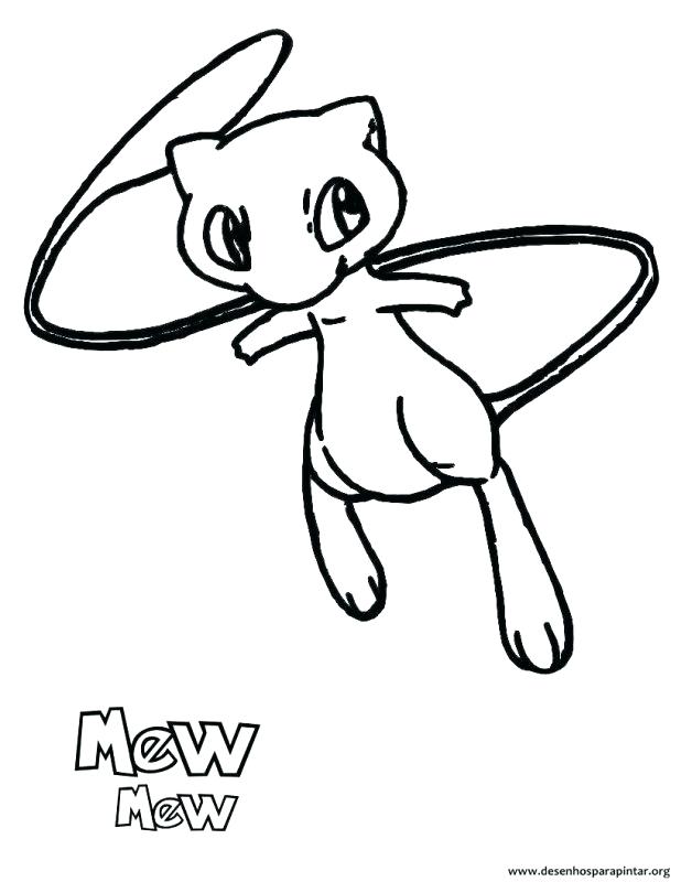 618x800 Mew Coloring Pages Mew Coloring Pages Mega Ex Printable Free
