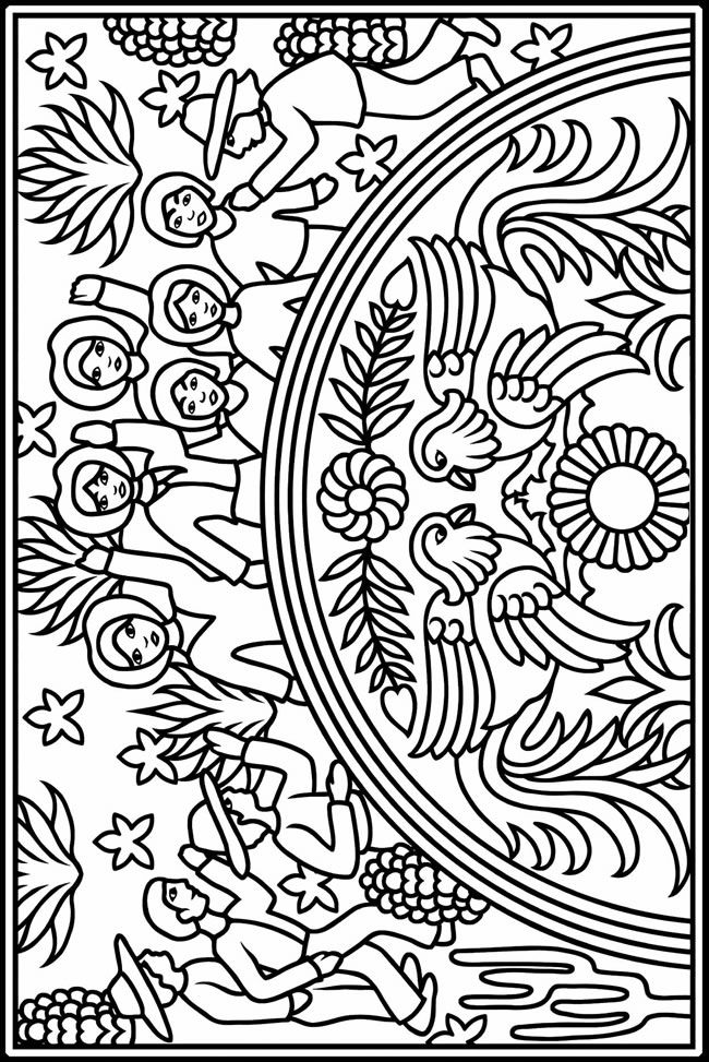 Mexican Art Coloring Pages