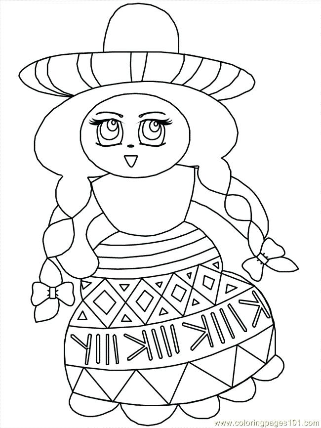 650x866 Mexico Coloring Page Edge Coloring Sheets Pages Map Of Page Free