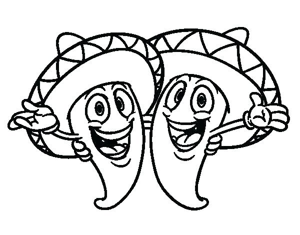 600x470 Mexican Coloring Pages Coloring Page New Coloring Pages Full Size