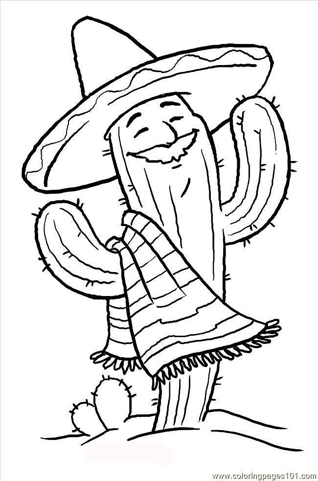 650x983 Free, Printable Cinco De Mayo Coloring Pages For Kids Sombreros