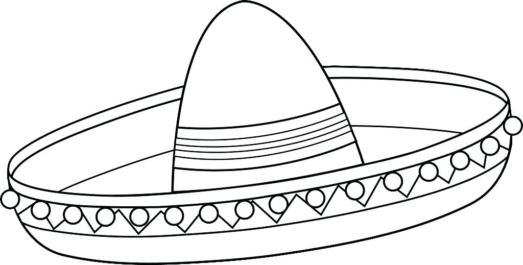 1024x519 Sombrero Coloring Page Sombrero Coloring Page Sombrero Coloring