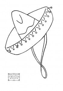 209x300 Abcteach Printable Worksheet Mexico Theme Unit Sombrero Pattern