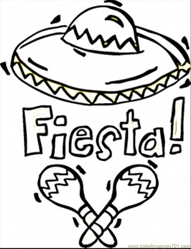 650x846 Fiesta Coloring Pages Printable