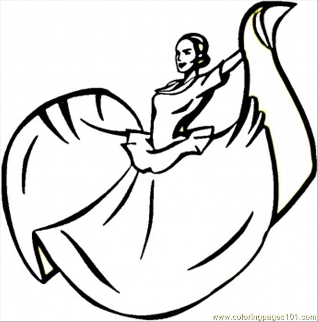 Mexican Woman Coloring Page 650x659 Mexican Woman Coloring Page