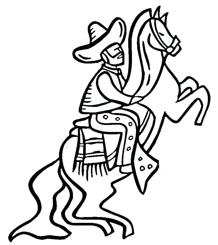 750x841 Mexico Coloring Page On The Horse Coloring Page Free Mexican