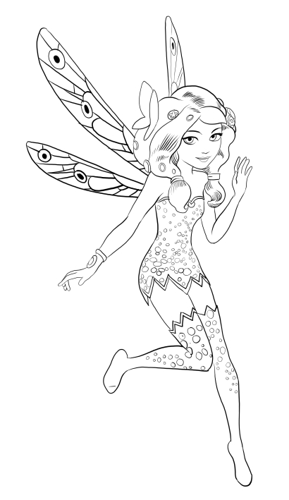 Mia And Me Coloring Pages 410x709 Mia And Me Coloring Pages