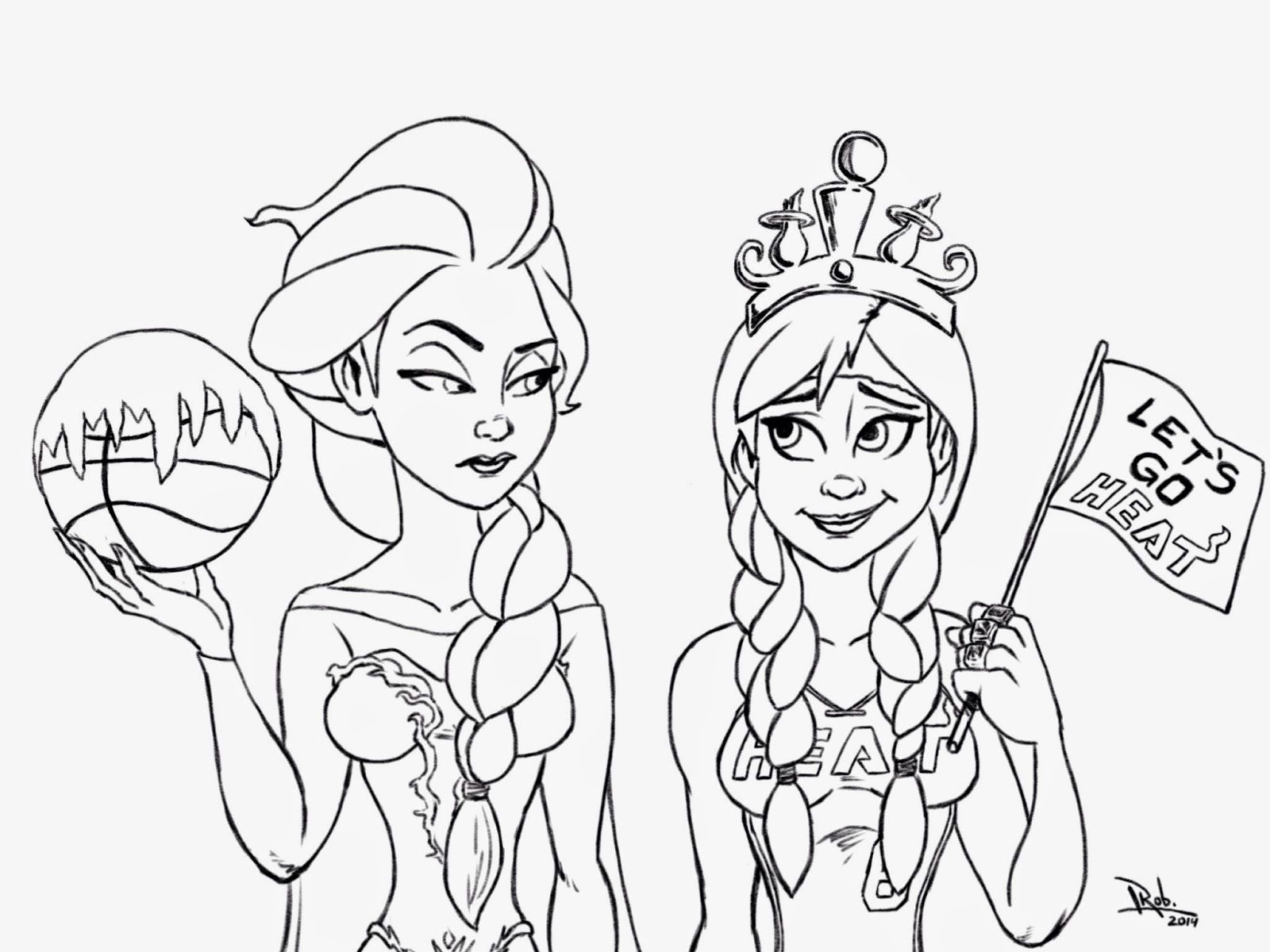 Marvelous Frozen Miami Heat Coloring Page And Printable Pic 1600x1200 Marvelous Frozen Miami Heat Coloring Page And Printable Pic