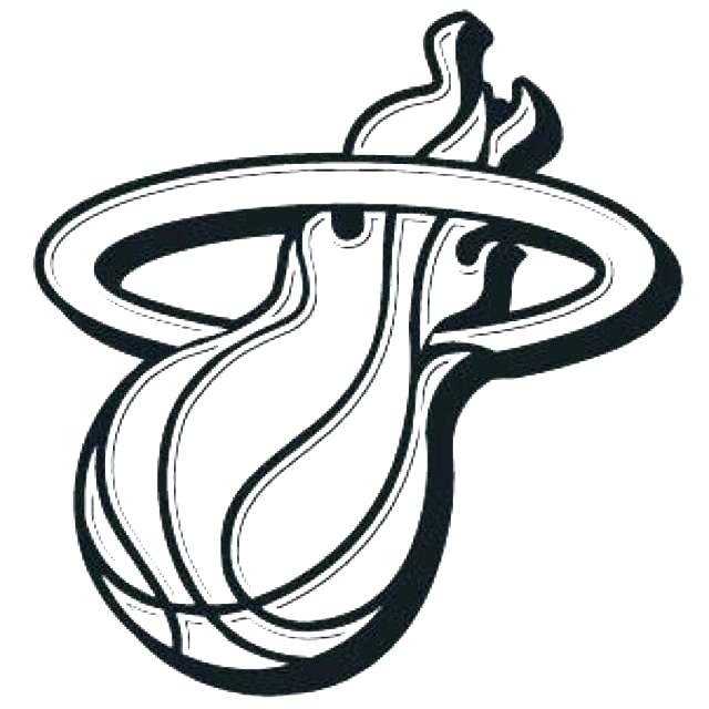 Miami Heat Coloring Pages at GetColorings.com | Free printable ...