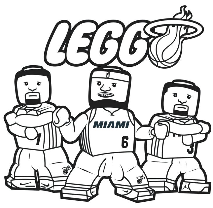Miami Heat Coloring Pages Heat All Star Players In Coloring Page 730x714 Miami Heat Coloring Pages Heat All Star Players In Coloring Page