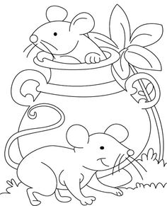 236x291 Mouse Amp Rat Coloring Pages 5