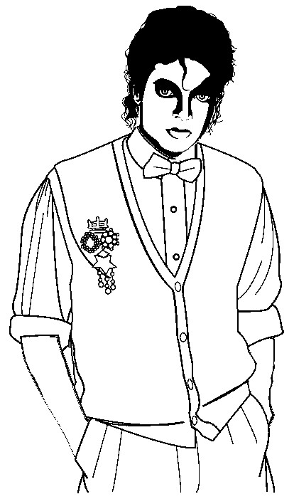 414x701 Michael Jackson Coloring Book 403837