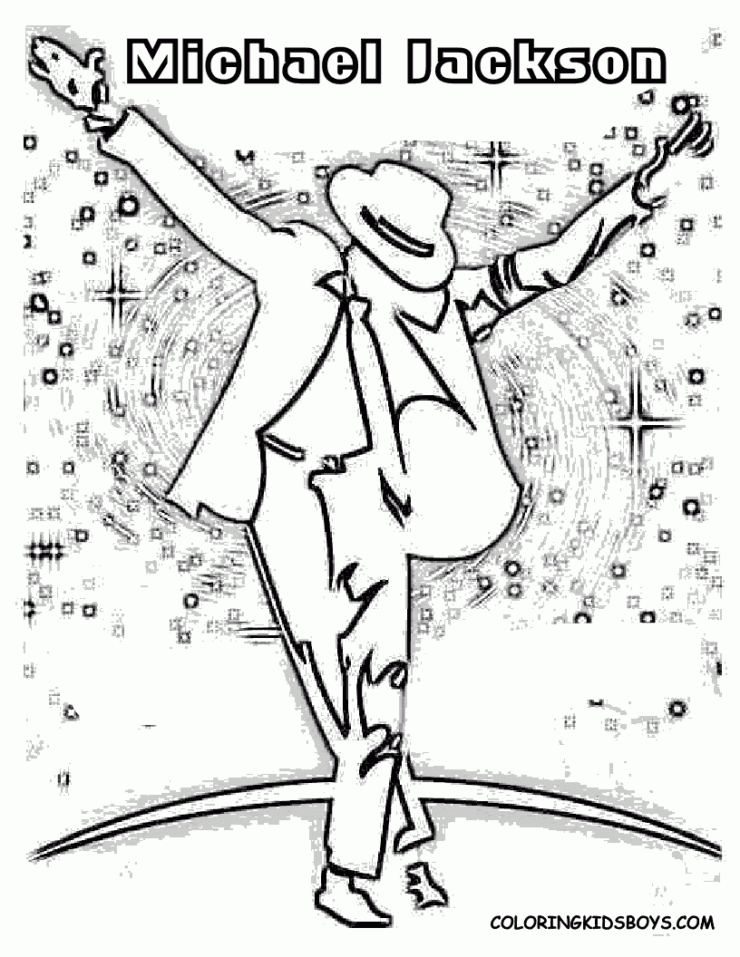 816x1056 Michael Jackson Coloring Pages