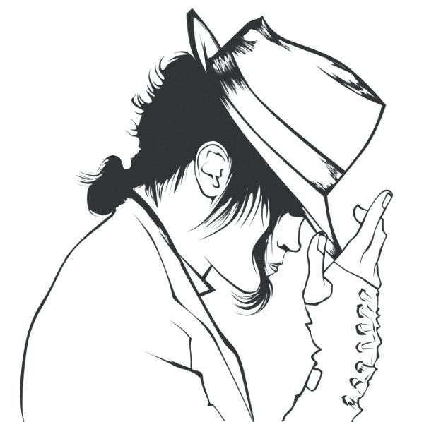 600x598 Michael Jackson Coloring Pages Michael Jackson Coloring Pages