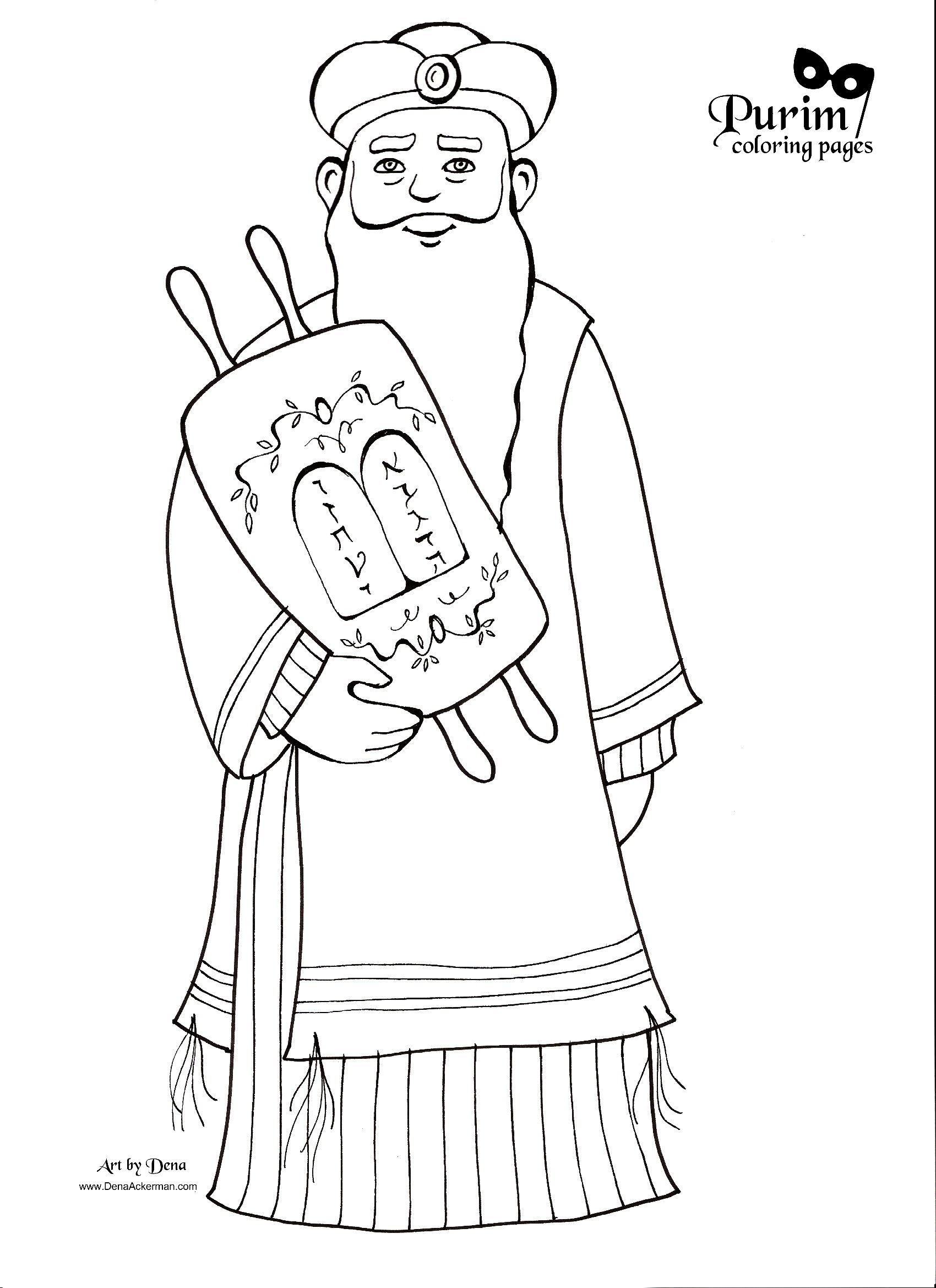 1700x2338 Purim Coloring Pages To And Print For Free Gallery Of Michael