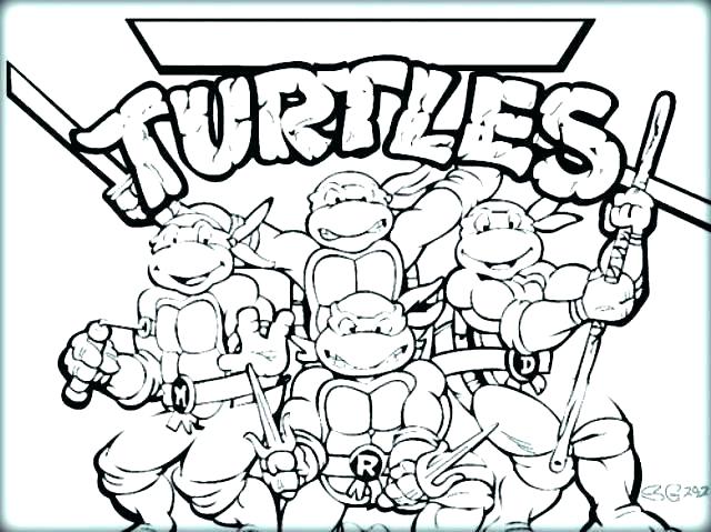 640x479 Michael Myers Coloring Pages Ninja Turtle Color Page Info Intended