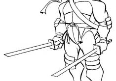235x165 Modern Ideas Coloring Page Ninja Turtle Ninja Turtles Coloring