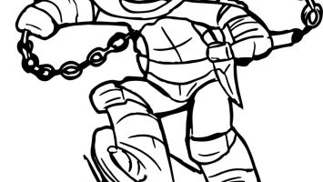 355x200 Stunning Tmnt Michelangelo Coloring Pages Pictures