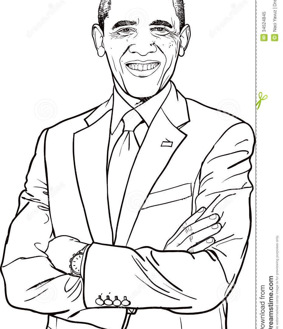 Michelle Obama Coloring Page Coloring Pages