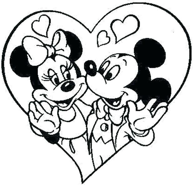 Mickey And Minnie Coloring Pages To Print Mickey Coloring Pages 618x591 Mickey And Minnie Coloring Pages To Print Mickey Coloring Pages