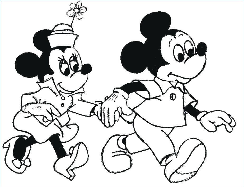 Mickey And Minnie Christmas Coloring Pages 924x713 Mickey And Minnie Christmas Coloring Pages