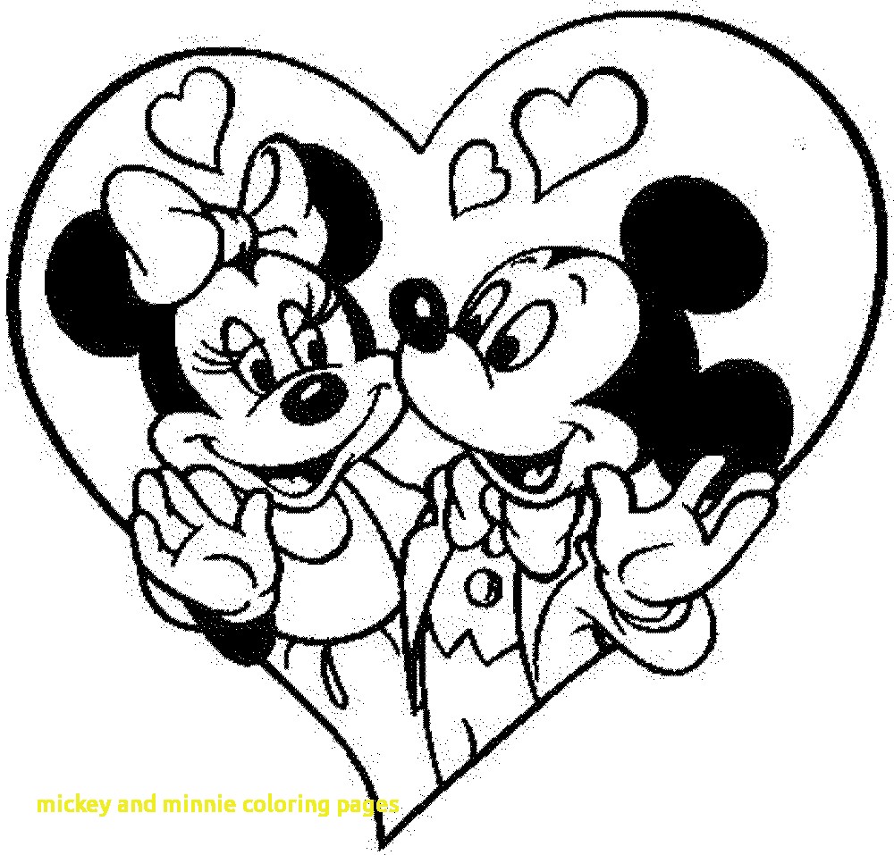 1000x957 Pictures Of Mickey And Minnie Mouse Colouring Pages