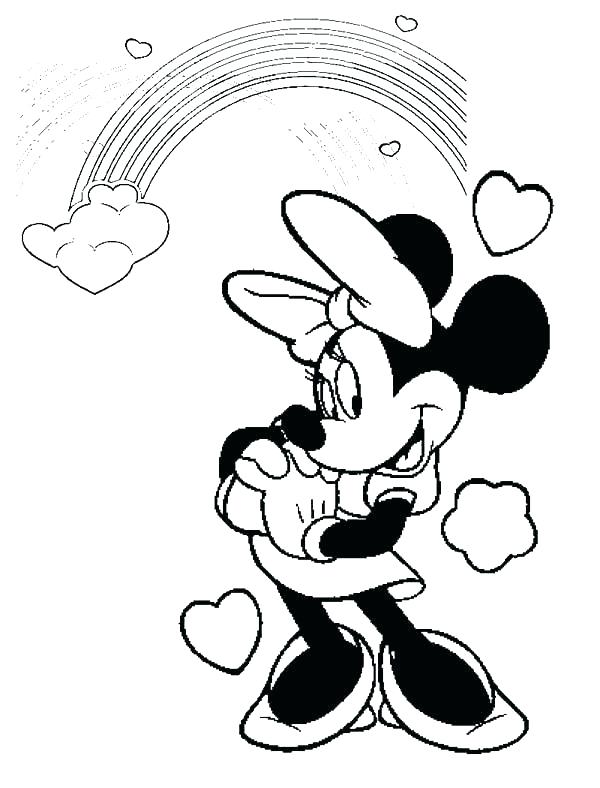 600x788 Minnie And Mickey Mouse Coloring Pages Mouse Coloring Pages Online