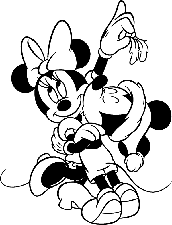 Disney Mickey And Minnie Mouse Romantic Kiss Coloring Pages 604x792 Disney Mickey And Minnie Mouse Romantic Kiss Coloring Pages