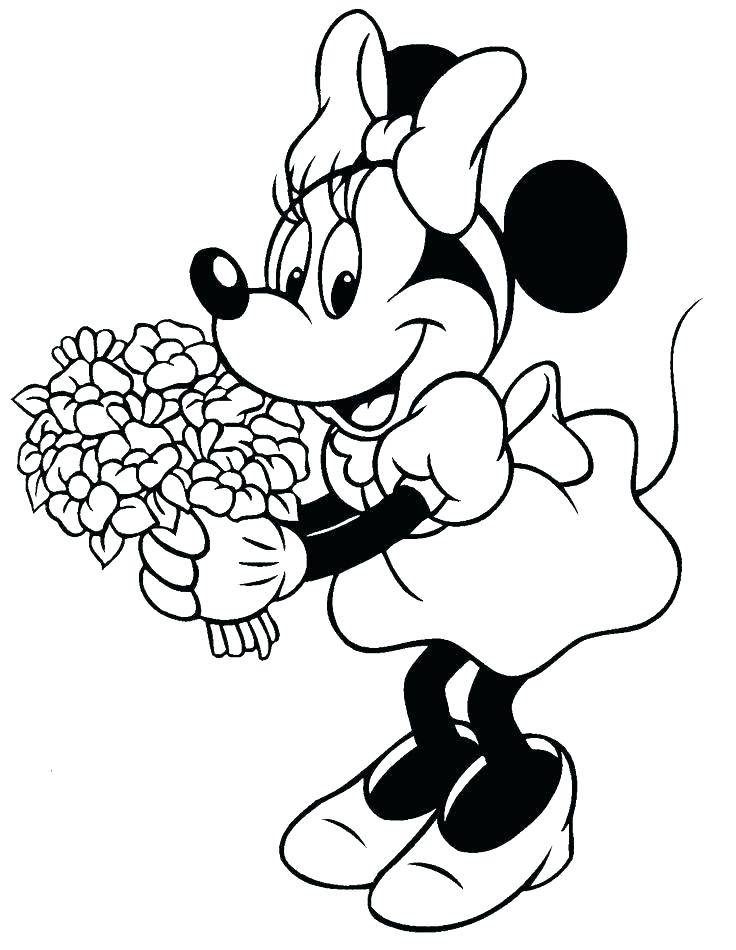 736x950 Coloring Pages Of Minnie Mouse And Mickey Coloring Pages Coloring
