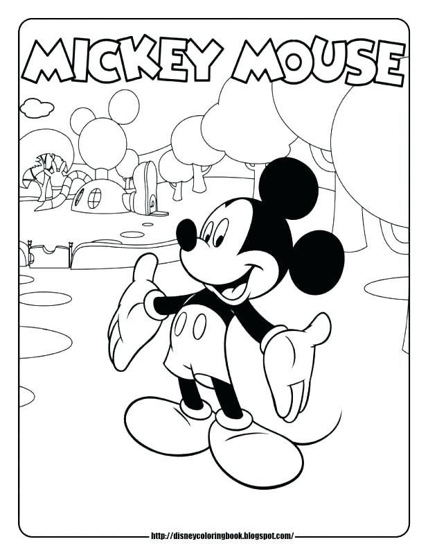 618x800 Mickey Birthday Coloring Pages Mickey Coloring Page Mickey Mouse