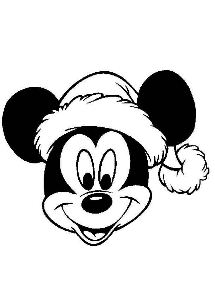 750x1000 Mickey Mouse Christmas Coloring Pages. Free Printable Mickey Mouse