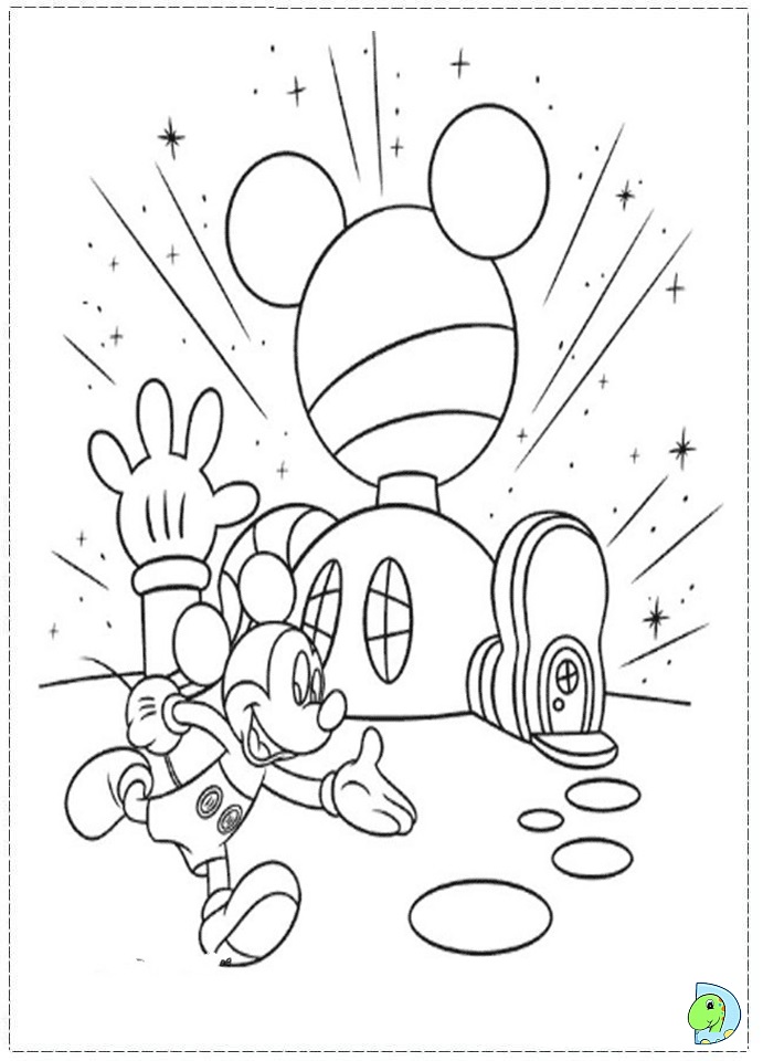 691x960 Mickey Mouse Clubhouse Coloring Pages
