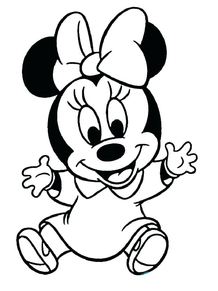 750x1000 Minnie Mouse Clubhouse Coloring Pages Mouse Coloring Page Mickey