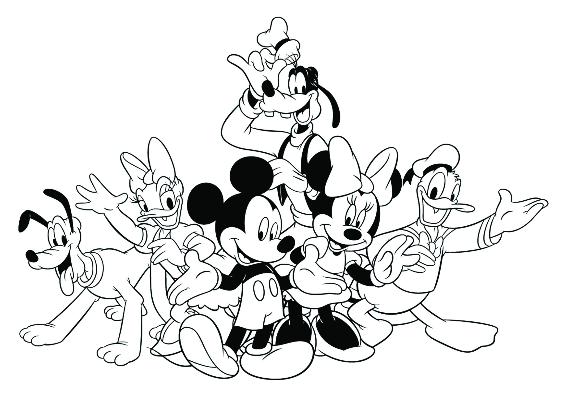 2400x1680 Mickey Mouse Clubhouse Coloring Pages Ribsvigyapan Mickey Coloring