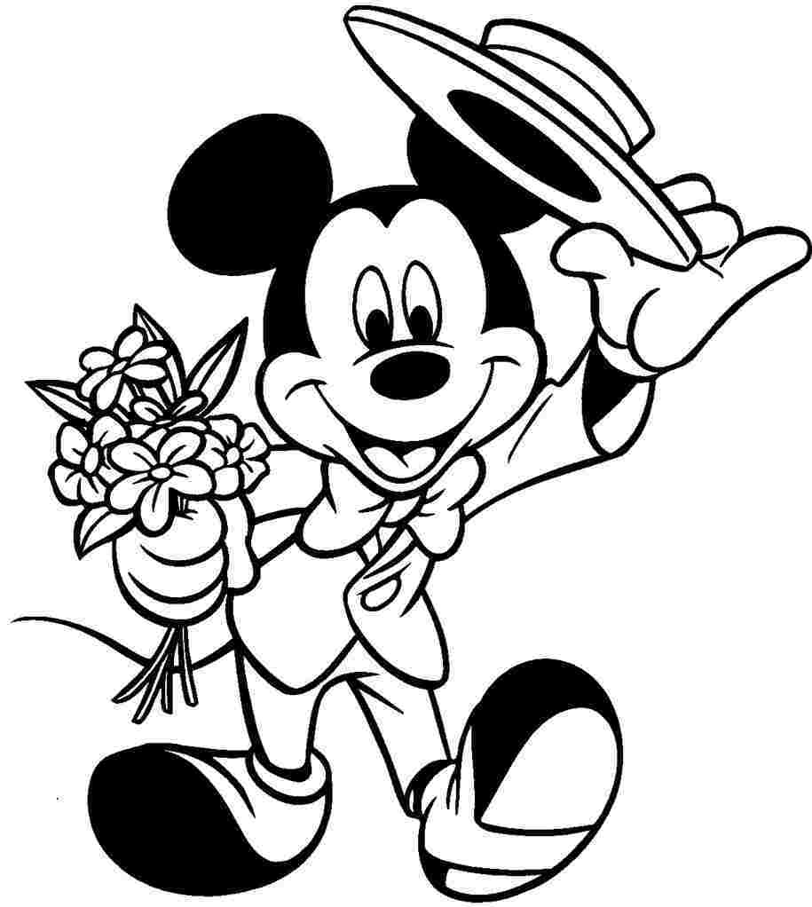 915x1022 Mickey Mouse Coloring Pages Pdf Archives And Throughout