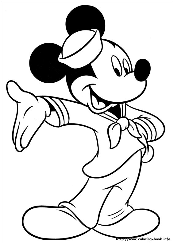 Mickey Coloring Picture 567x794 Mickey Coloring Picture