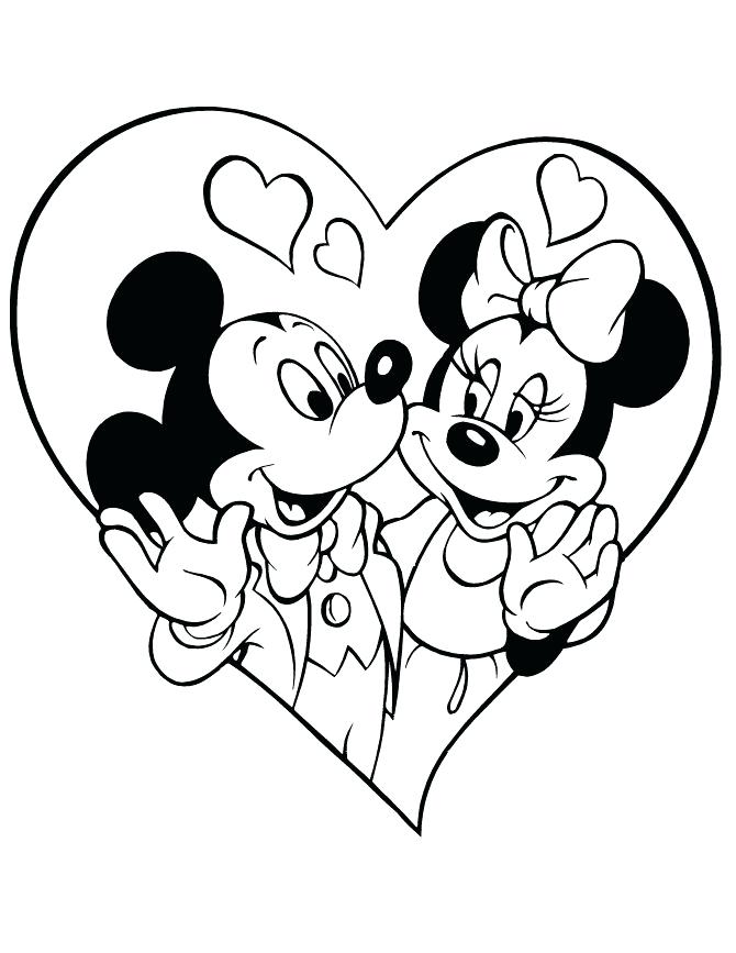 Mickey Mouse And Minnie Coloring Pages 14 670x867 Mickey Mouse And Minnie Coloring Pages 14