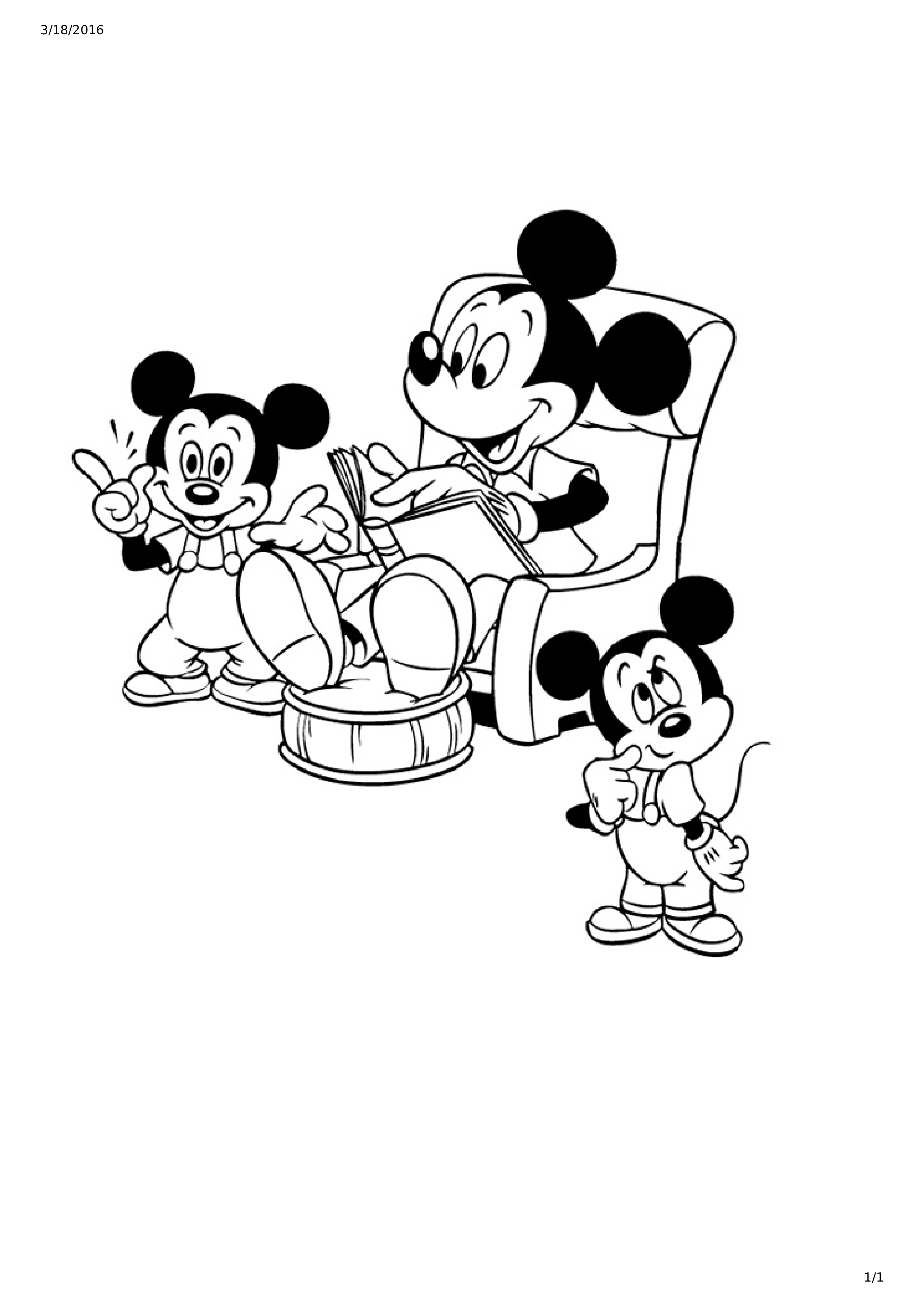 2483x3513 Mickey Mouse And Friends Coloring Page For Kids