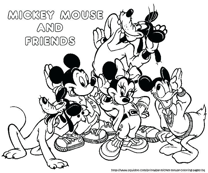 Mickey Mouse And Friends Coloring Pages To Print at GetColorings.com ...