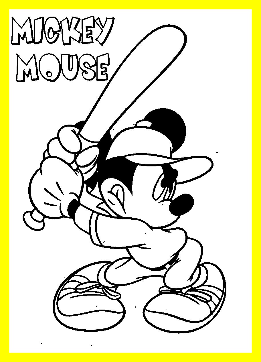 912x1264 Awesome Mickey Mouse Sport U Minnie Coloring Pages Of Printable