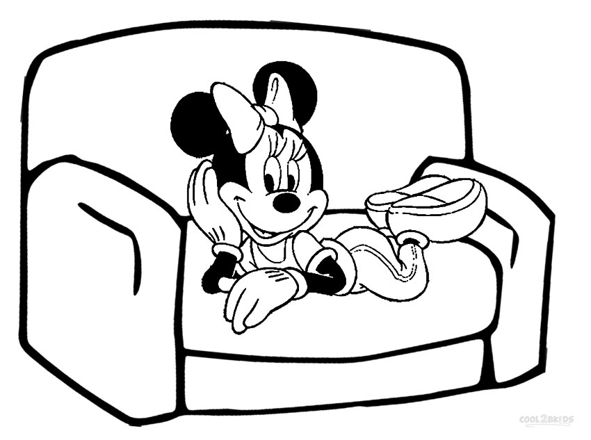 850x633 Printable Minnie Mouse Coloring Pages For Kids Cool2bkids
