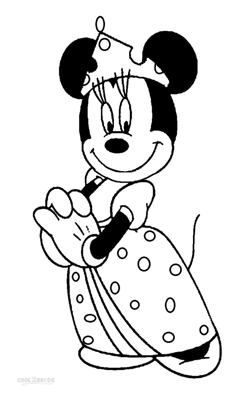 850x1347 Printable Minnie Mouse Coloring Pages For Kids Cool2bkids Best