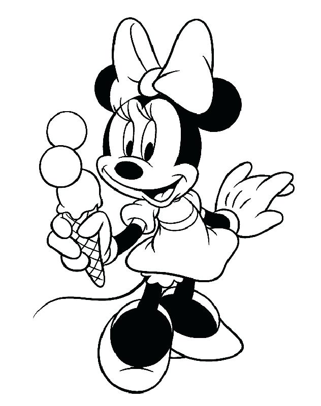 632x800 Coloring Page Minnie Mouse Mouse Coloring Pages Ice Cream Mickey