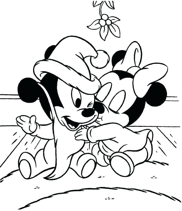 Mickey Mouse And Pluto Coloring Pages