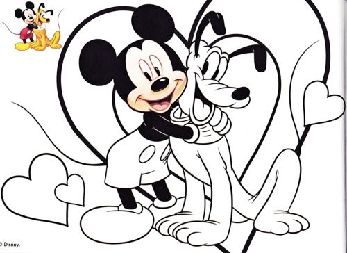 500x364 Walt Disney Characters Images Walt Disney Coloring Pages