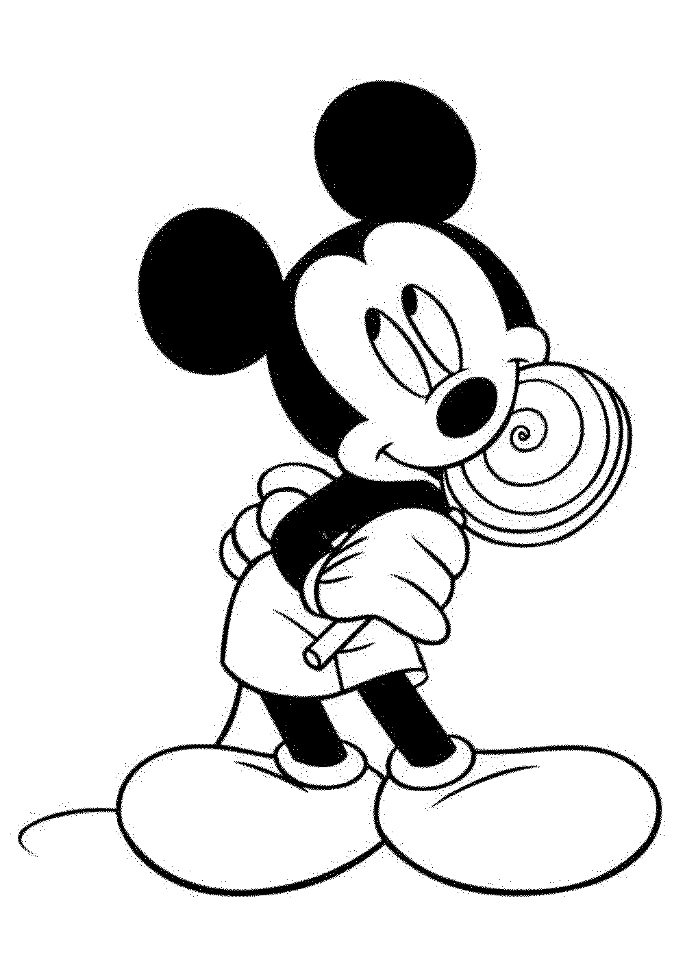 1000x1400 Learning Through Mickey Mouse Coloring Pages