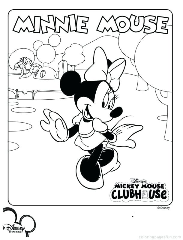 610x800 Mickey Mouse Clubhouse Coloring Pages Free Mickey Mouse Clubhouse