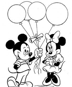 275x330 Mickey Mouse Coloring Pages 34 Pinturas