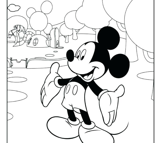 Mickey Mouse Birthday Coloring Pages at GetColorings.com | Free ...