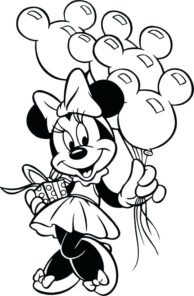Mickey Coloring Page Happy Birthday Coloring Pages For Friends 618x943 Mickey Coloring Page Happy Birthday Coloring Pages For Friends